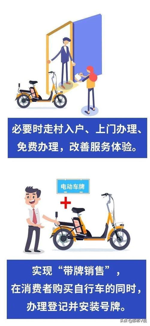 邯鄲市電動自行車登記上牌全攻略 資料、流程與銷售點須知